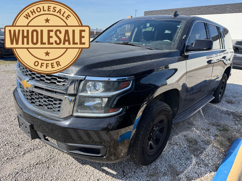 Black 2015 Chevrolet Tahoe Police RWD SUV / Crossover 4X2 6-Speed Automatic Overdrive