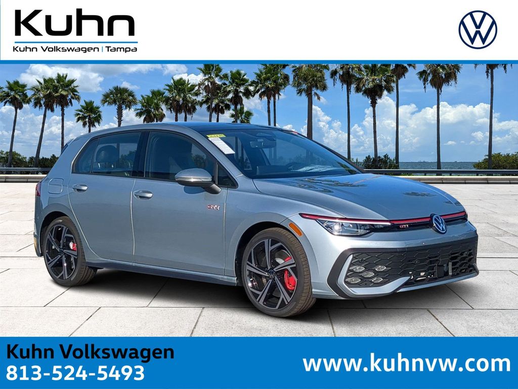 Alpine Silver Metallic 2026 Volkswagen Golf GTI SE FWD Hatchback Front-Wheel Drive 7-Speed Dual Clutch