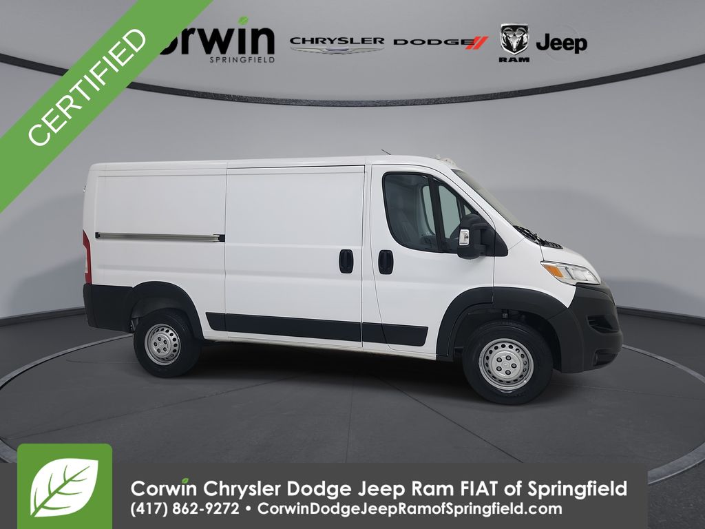 Bright White Clearcoat 2025 RAM ProMaster 2500 Tradesman 136 Low Roof Cargo Van FWD Van Front-Wheel Drive 9-Speed Automatic