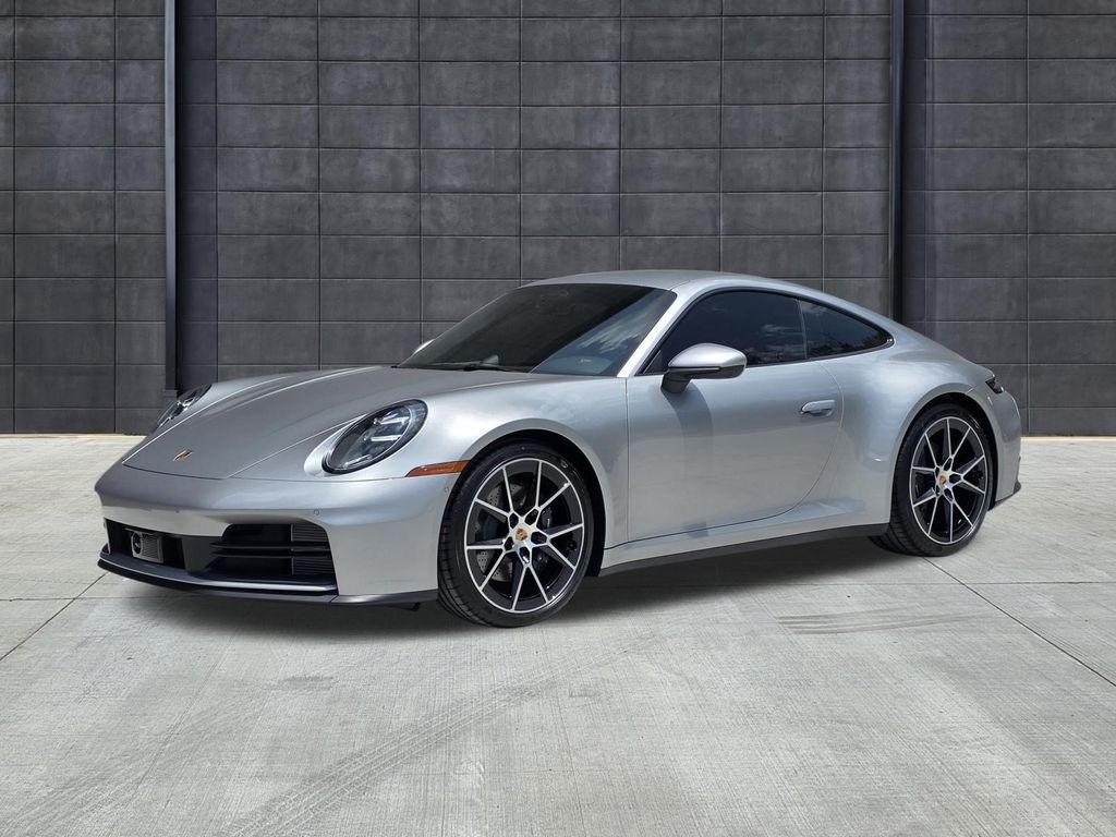 Silver 2026 Porsche 911 Coupe Rear-Wheel Drive 8-Speed Automatic