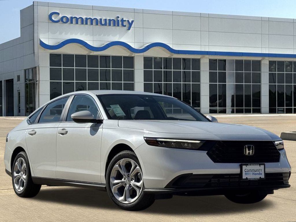 2025 Honda Accord LX White at Community Honda