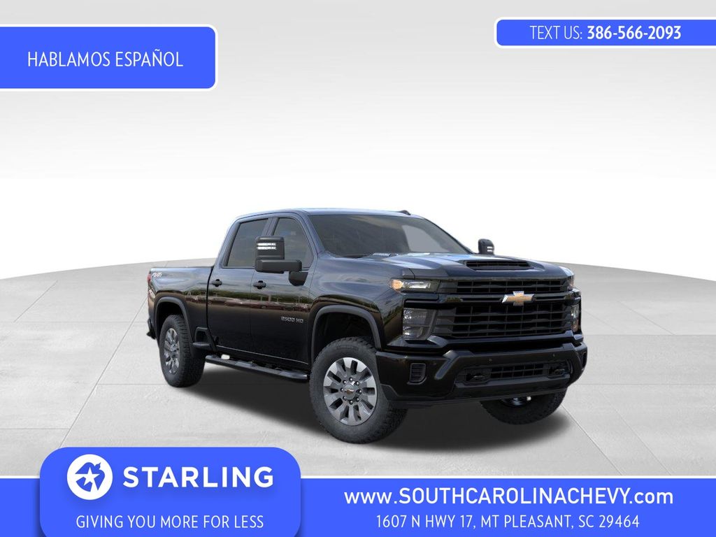 Black 2026 Chevrolet Silverado 2500HD Pickup Truck Four-Wheel Drive Automatic
