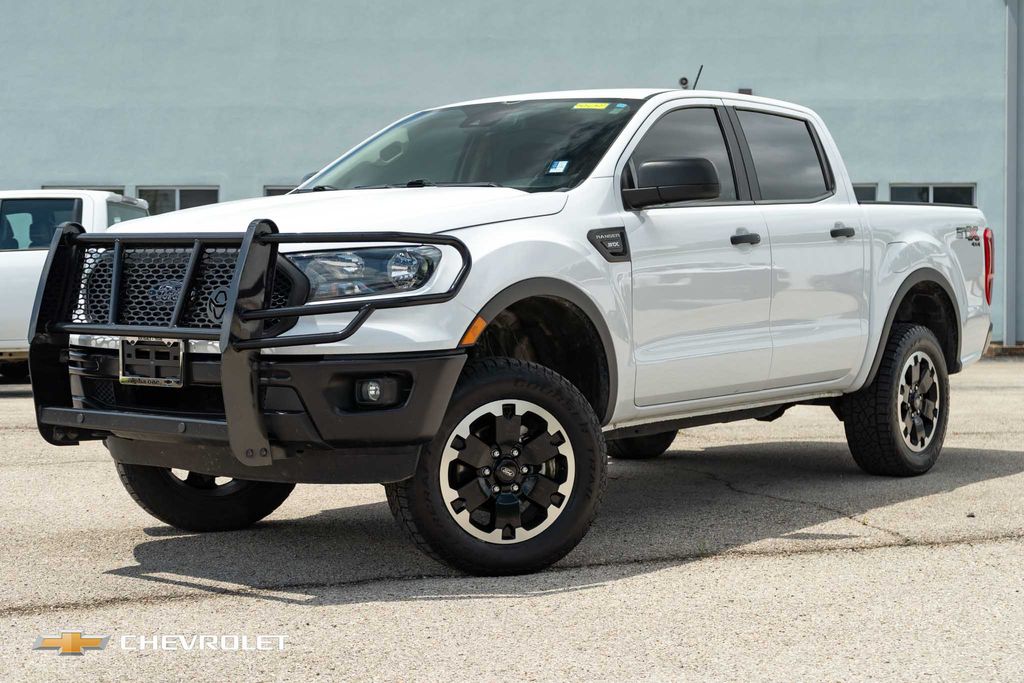 Oxford White 2021 Ford Ranger XL SuperCrew 4WD Pickup Truck Four-Wheel Drive Automatic