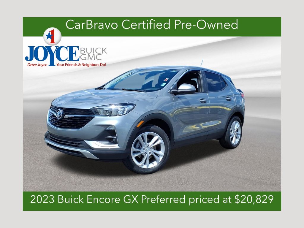 Moonstone Gray Metallic 2023 Buick Encore GX Preferred AWD SUV / Crossover All-Wheel Drive 9-Speed Automatic