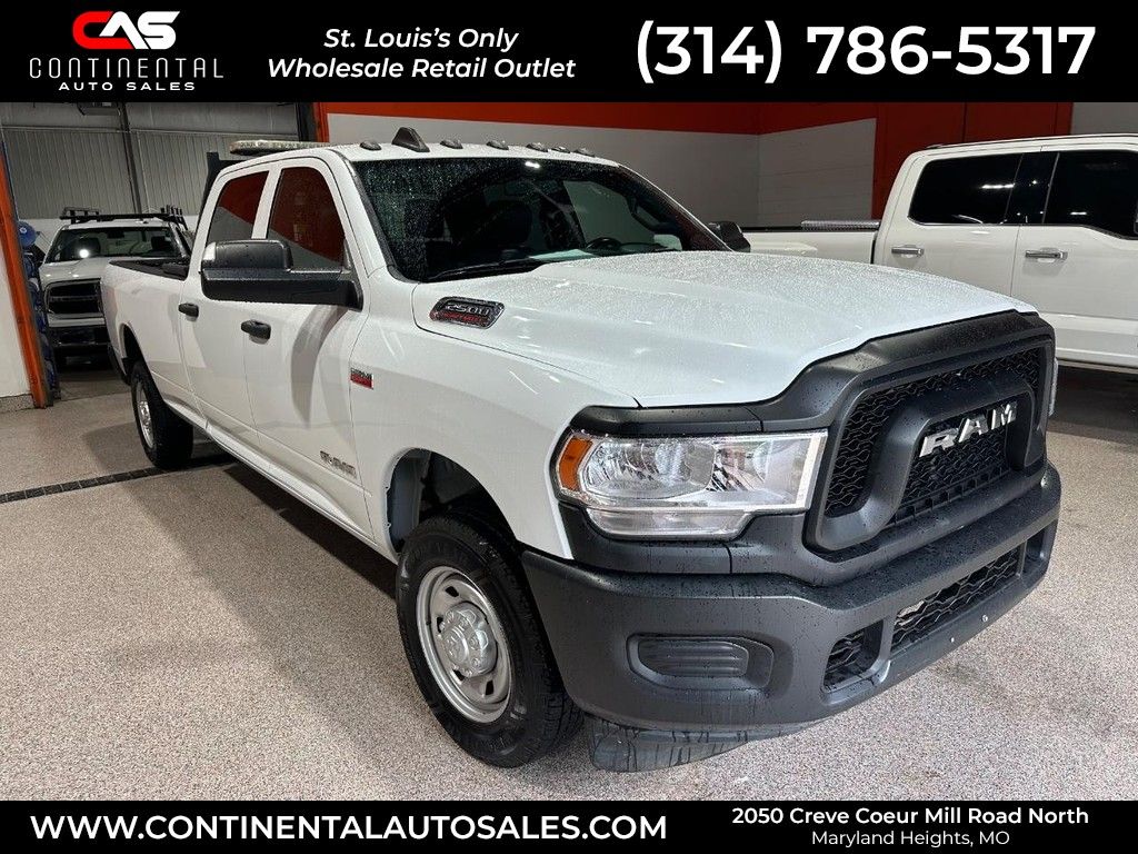 Bright White Clearcoat 2022 RAM 2500 Tradesman Crew Cab LB RWD Pickup Truck 4X2 8-Speed Automatic