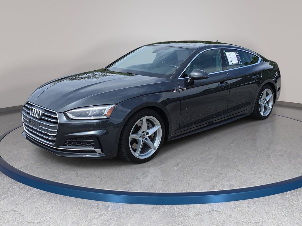 Manhattan Gray Metallic 2018 Audi A5 Sportback 2.0T quattro Premium Plus AWD Sedan All-Wheel Drive 7-Speed Automatic