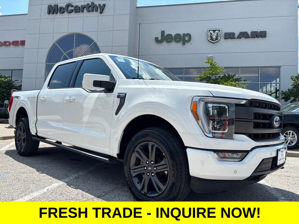 White Metallic 2023 Ford F-150 Pickup Truck Four-Wheel Drive Automatic