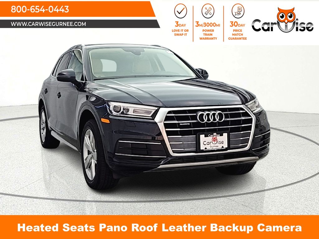 Blue 2019 Audi Q5 quattro Premium 45 TFSI SUV / Crossover All-Wheel Drive 7-Speed Automatic