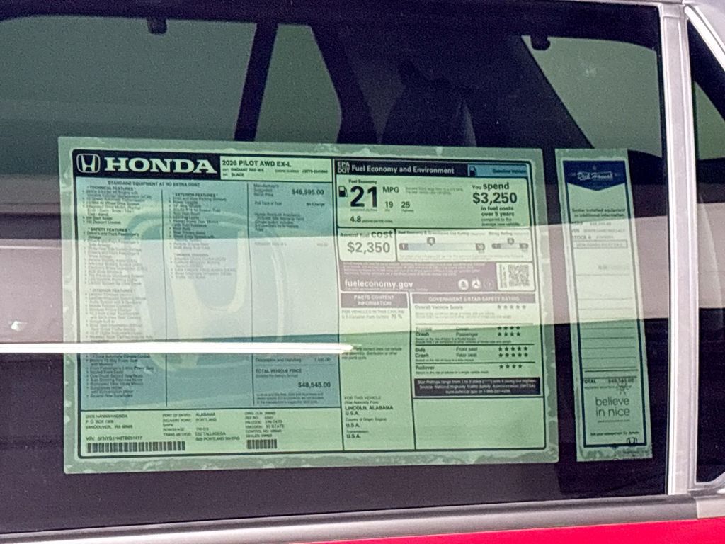 2026 Honda Pilot EX-L