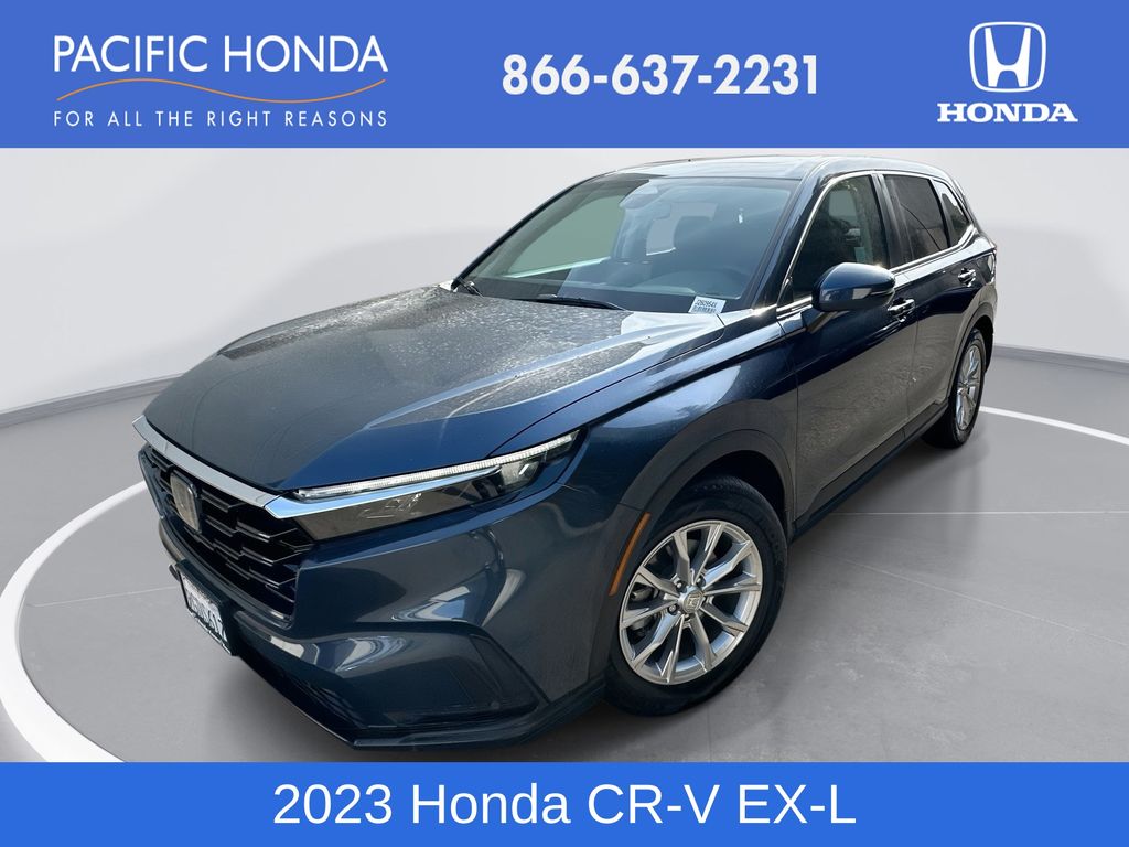 Canyon River Blue Metallic 2023 Honda CR-V EX-L FWD SUV / Crossover Front-Wheel Drive Continuously Variable Transmission