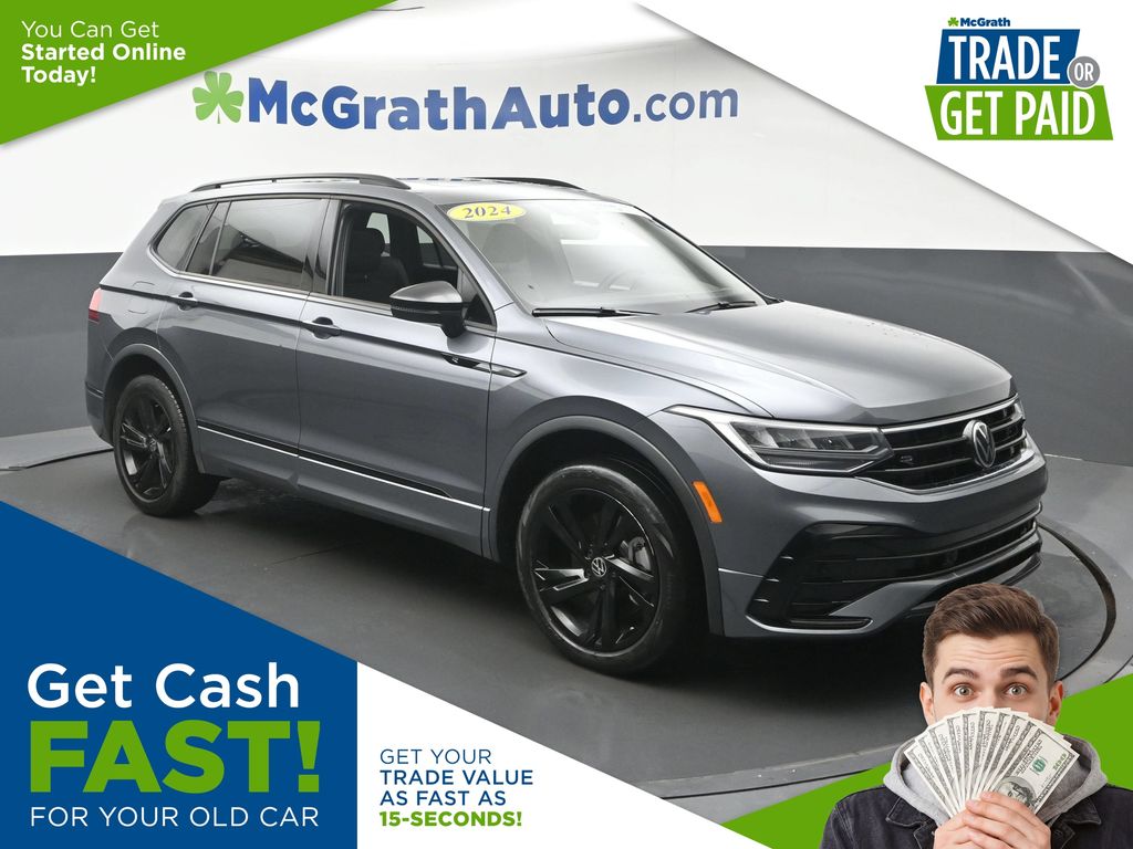 Platinum Gray Metallic 2024 Volkswagen Tiguan SUV / Crossover All-Wheel Drive 8-Speed Automatic