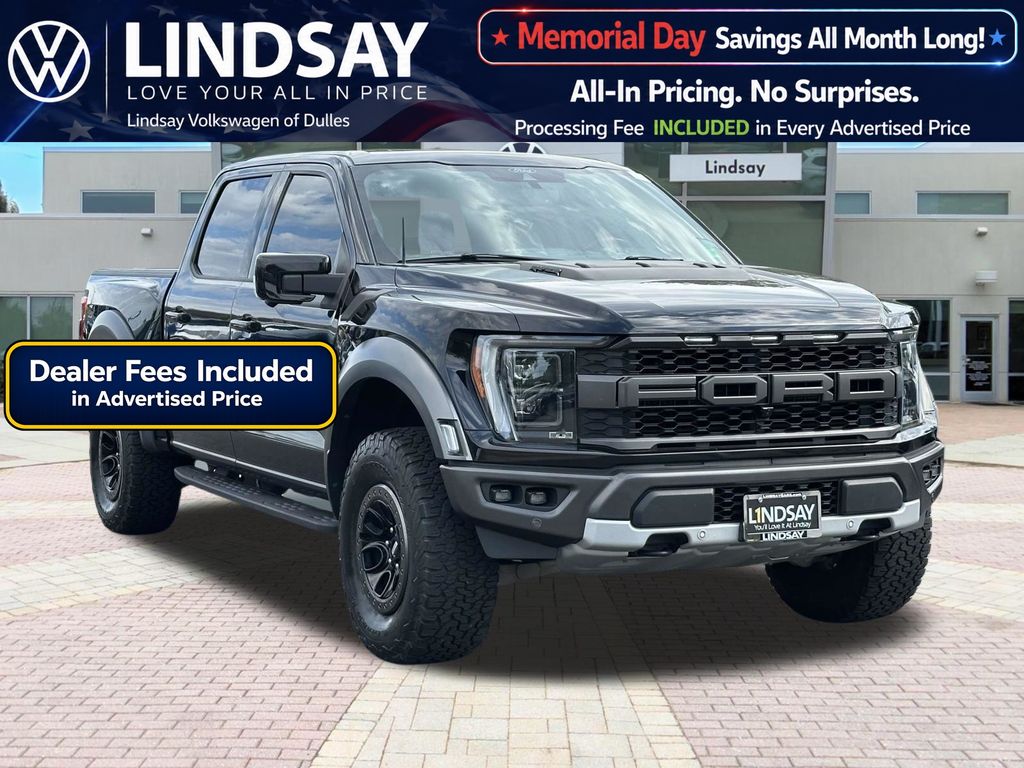 Agate Black Metallic 2021 Ford F-150 Raptor SuperCrew 4WD Pickup Truck Four-Wheel Drive Automatic