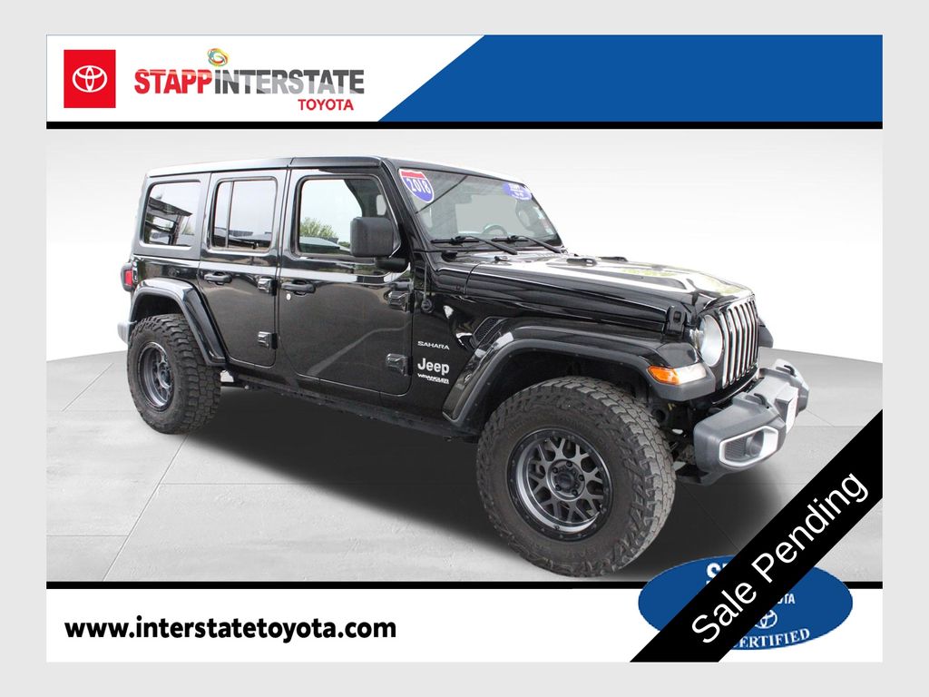Black Clearcoat 2018 Jeep Wrangler SUV / Crossover Four-Wheel Drive 8-Speed Automatic