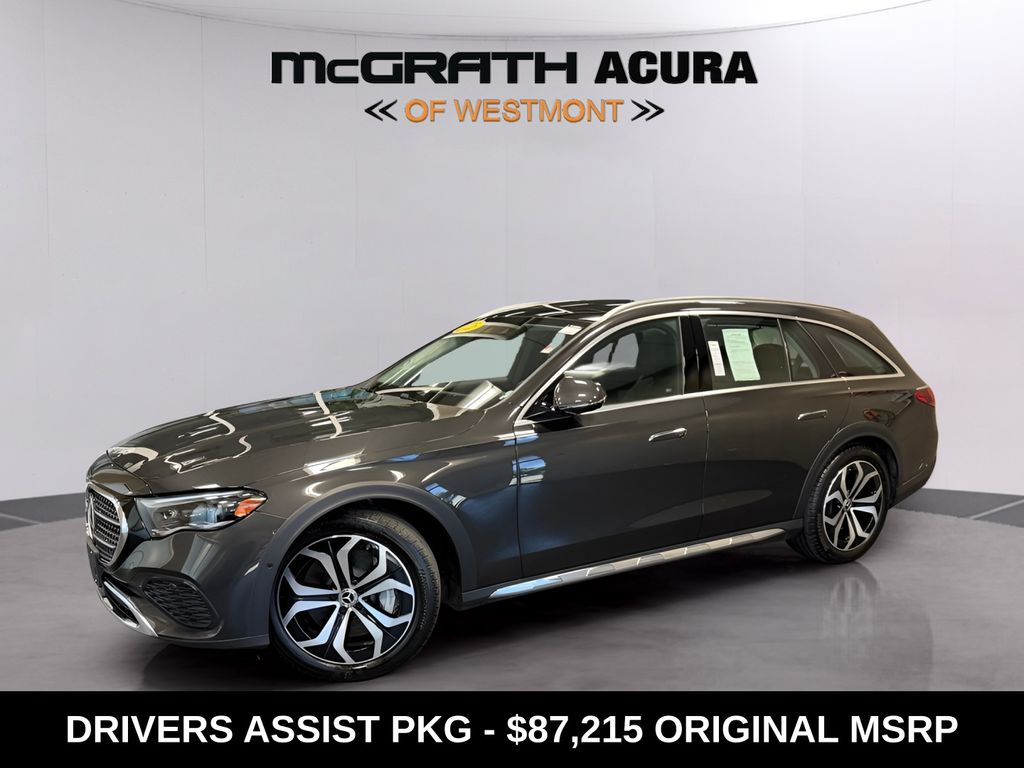 Gray (Graphite Grey Metallic) 2025 Mercedes-Benz E-Class All-Terrain Wagon All-Wheel Drive 9-Speed Automatic