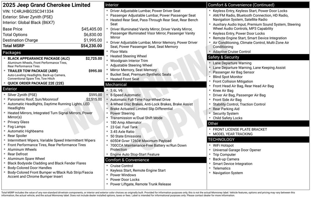 New 2025 Silver Jeep Limited image 6