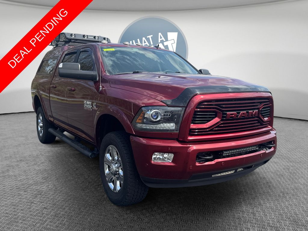 Delmonico Red Pearlcoat 2018 RAM 2500 Laramie Crew Cab 4WD Pickup Truck Four-Wheel Drive 6-Speed Automatic