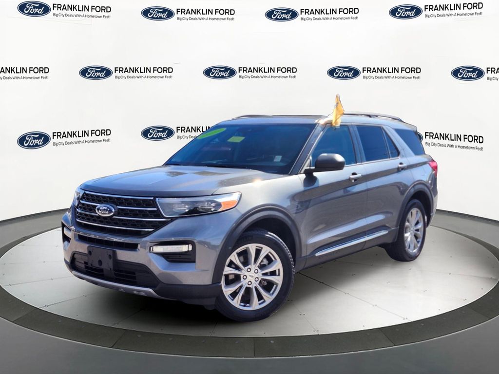 Carbonized Gray Metallic 2023 Ford Explorer SUV / Crossover All-Wheel Drive Automatic