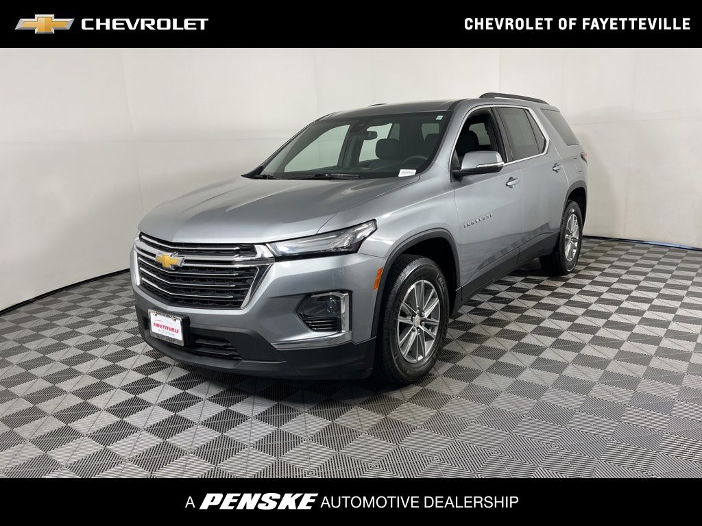 Sterling Gray Metallic 2023 Chevrolet Traverse LT Cloth FWD SUV / Crossover Front-Wheel Drive 9-Speed Automatic