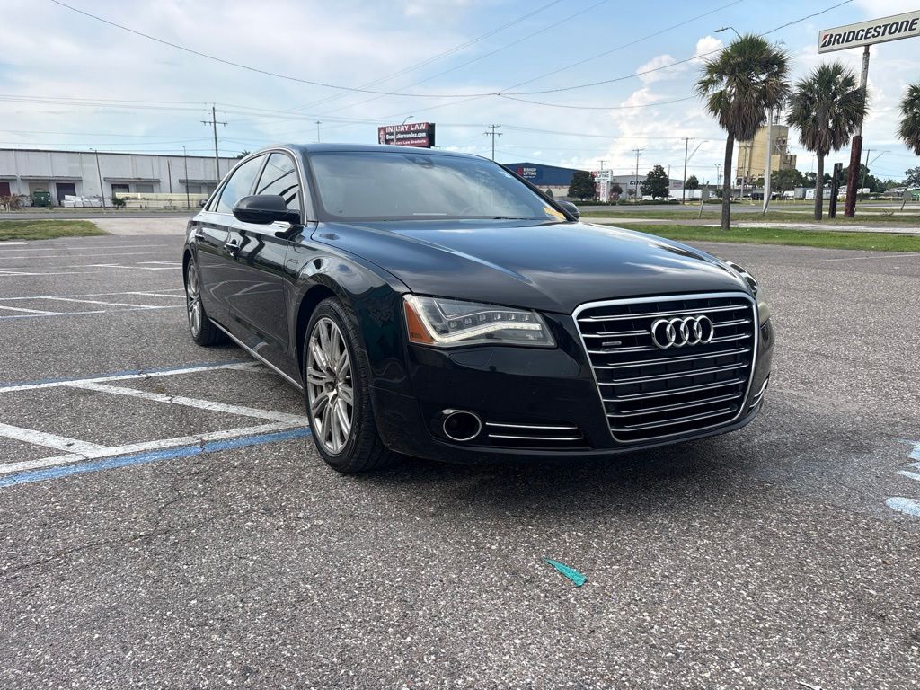 Phantom Black Pearl 2012 Audi A8 Sedan All-Wheel Drive 8-Speed Automatic
