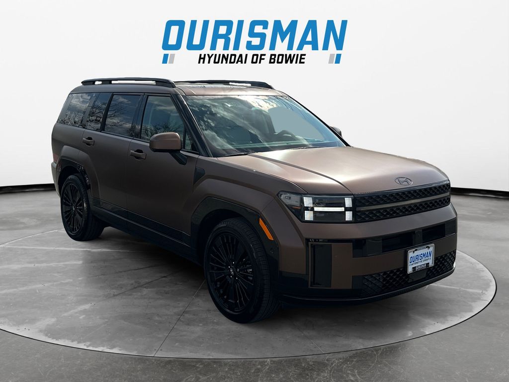 Earthy Brass Matte 2025 Hyundai Santa Fe Hybrid Calligraphy FWD SUV / Crossover Front-Wheel Drive 6-Speed Automatic