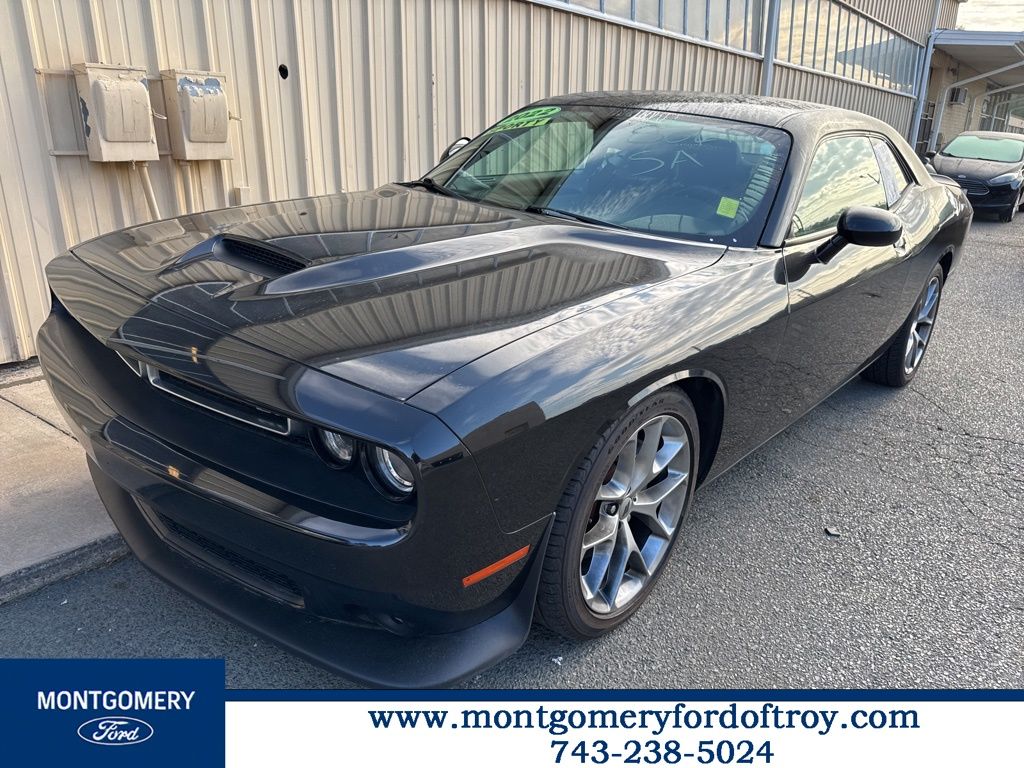 Pitch Black Clearcoat 2022 Dodge Challenger GT RWD Coupe Rear-Wheel Drive 8-Speed Automatic