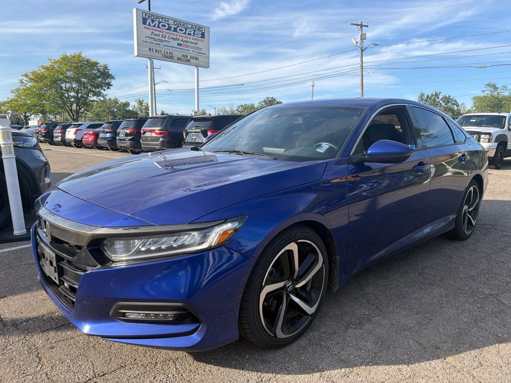 Still Night Pearl 2020 Honda Accord Sedan Front-Wheel Drive Continuously Variable Transmission
