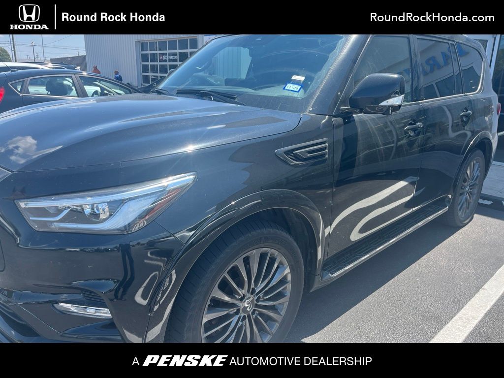 Black Obsidian 2023 INFINITI QX80 SUV / Crossover All-Wheel Drive 7-Speed Automatic