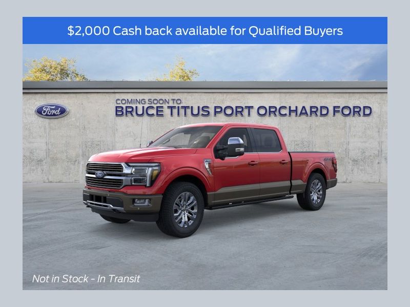 Ruby Red Metallic Tinted Clearcoat 2026 Ford F-150 Pickup Truck Four-Wheel Drive Automatic