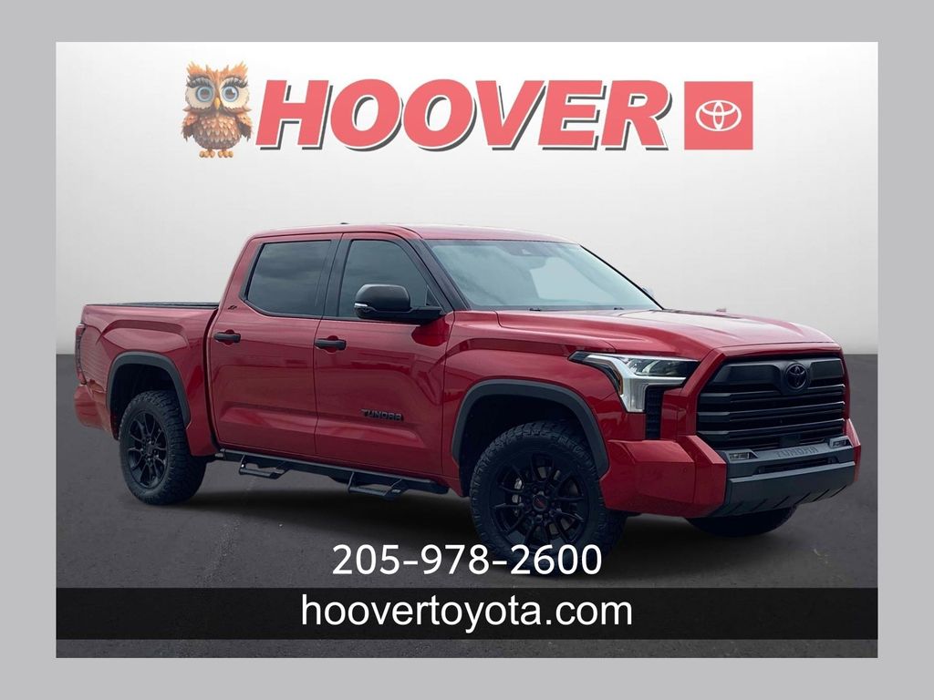 Supersonic Red 2023 Toyota Tundra Pickup Truck Four-Wheel Drive Automatic