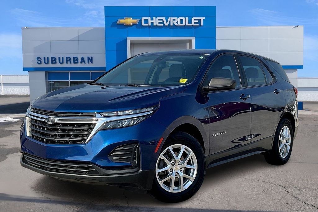 Blue Glow Metallic 2022 Chevrolet Equinox LS FWD with 1LS SUV / Crossover Front-Wheel Drive 6-Speed Automatic Overdrive