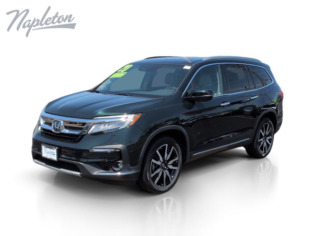 Green 2020 Honda Pilot SUV / Crossover All-Wheel Drive 9-Speed Automatic