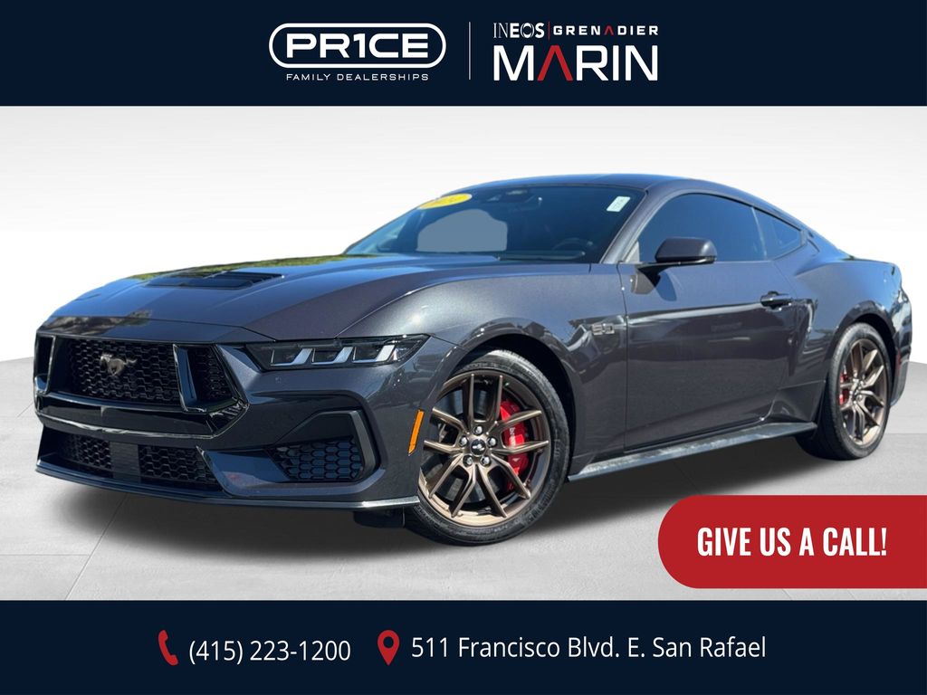 Gray Metallic 2024 Ford Mustang GT Premium Fastback RWD Coupe Rear-Wheel Drive Automatic