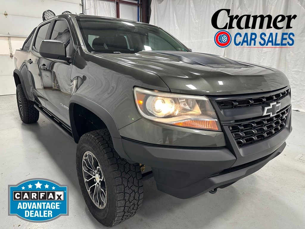 Deepwood Green Metallic 2017 Chevrolet Colorado Pickup Truck Four-Wheel Drive 8-Speed Automatic
