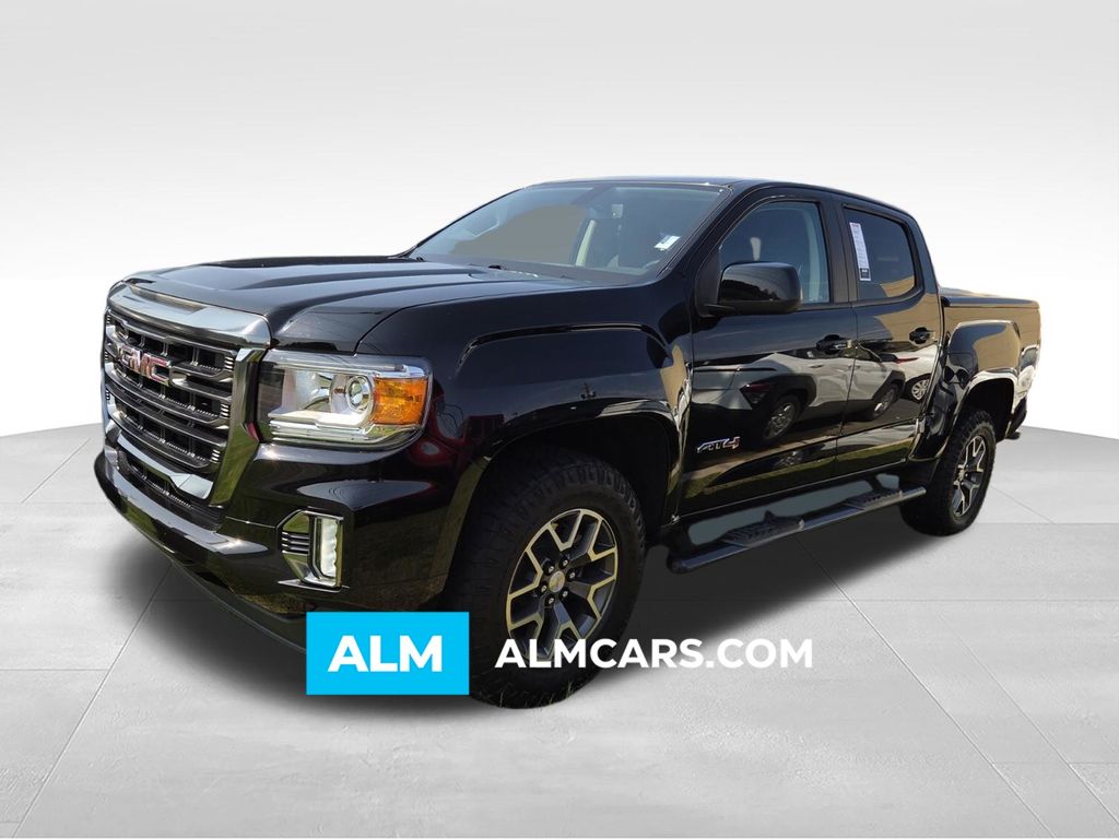 Onyx Black 2021 GMC Canyon Pickup Truck Four-Wheel Drive 8-Speed Automatic