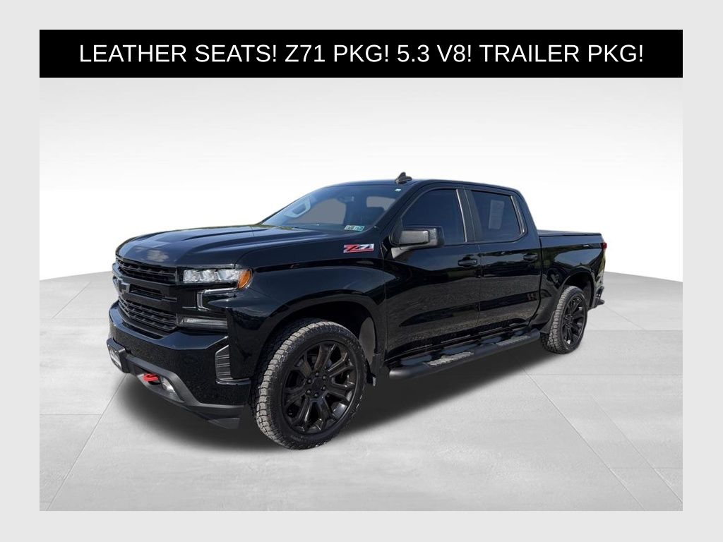 Black 2021 Chevrolet Silverado 1500 Pickup Truck Four-Wheel Drive 8-Speed Automatic