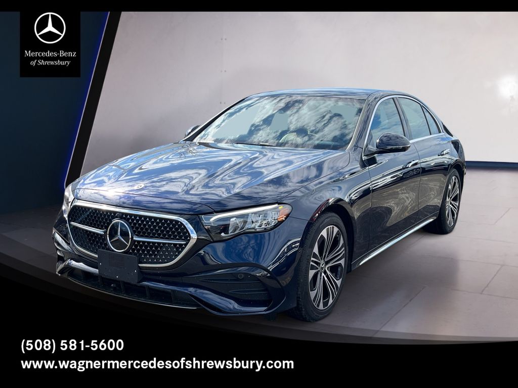 Nautical Blue Metallic 2026 Mercedes-Benz E-Class Sedan All-Wheel Drive 9-Speed Automatic