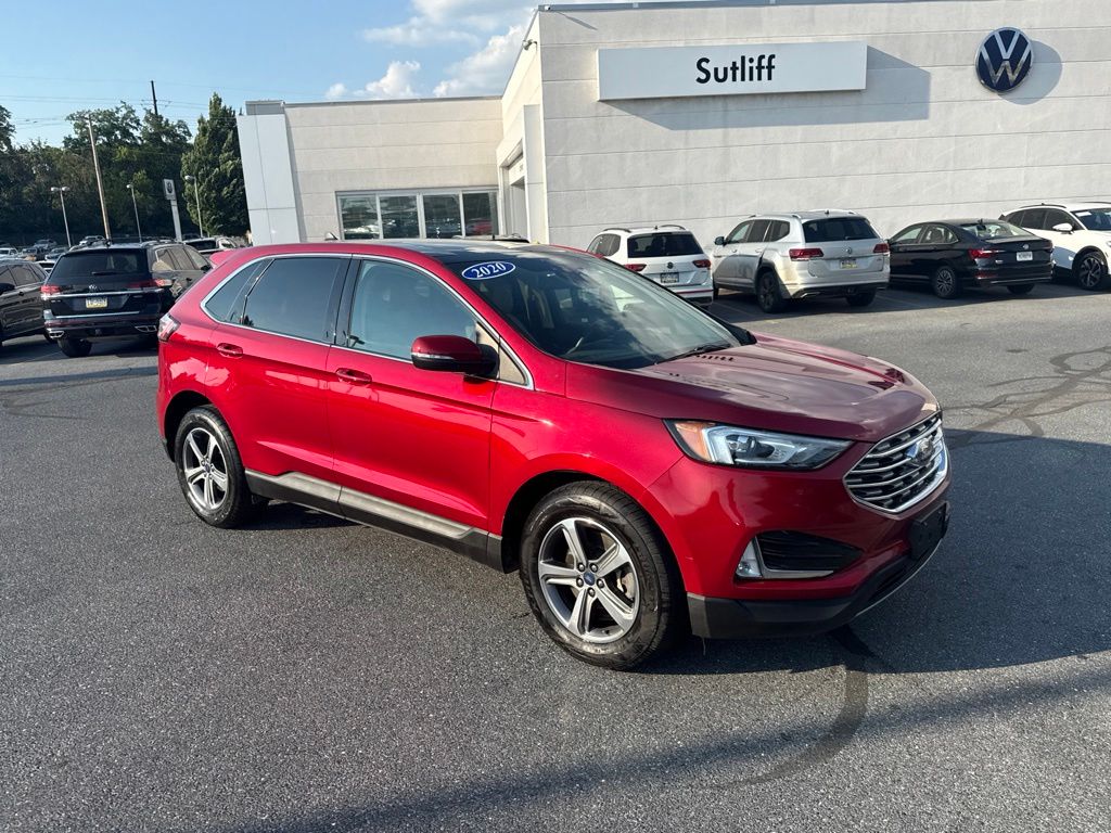 2020 Ford Edge SEL Red at Grove City Ford
