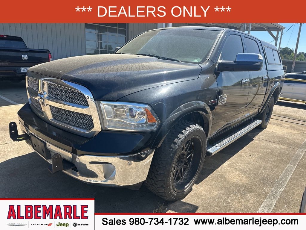 Brilliant Black Crystal Pearlcoat 2015 RAM 1500 Pickup Truck Four-Wheel Drive 8-Speed Automatic