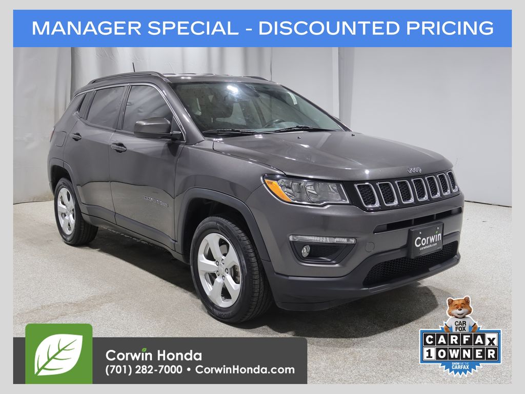 Gray (Granite Crystal Metallic Clearcoat) 2018 Jeep Compass SUV / Crossover Four-Wheel Drive 9-Speed Automatic