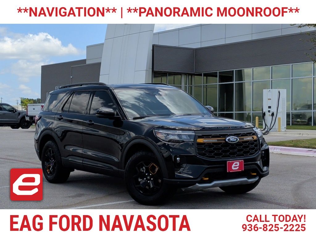 Agate Black Metallic 2026 Ford Explorer SUV / Crossover All-Wheel Drive Automatic