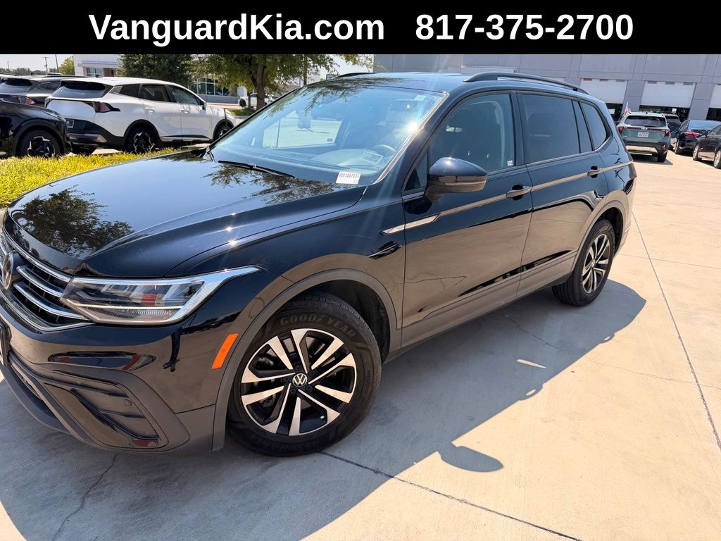 Deep Black 2024 Volkswagen Tiguan SUV / Crossover Front-Wheel Drive 8-Speed Automatic