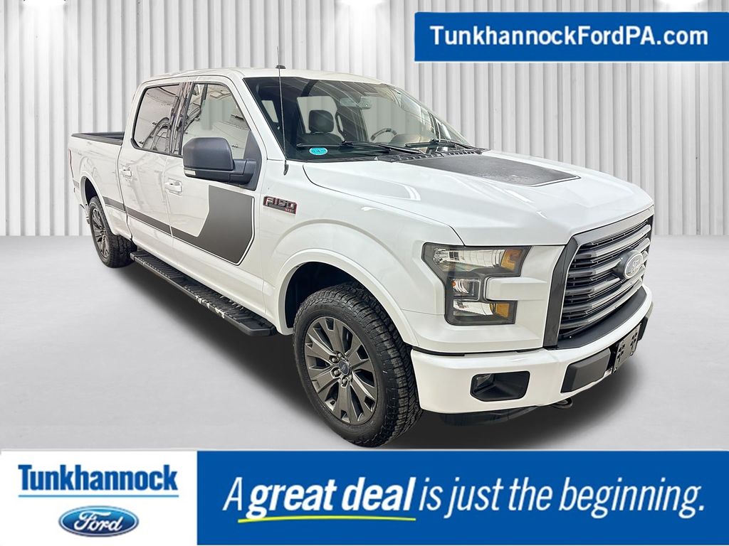 Oxford White 2016 Ford F-150 Pickup Truck Four-Wheel Drive 6-Speed Automatic