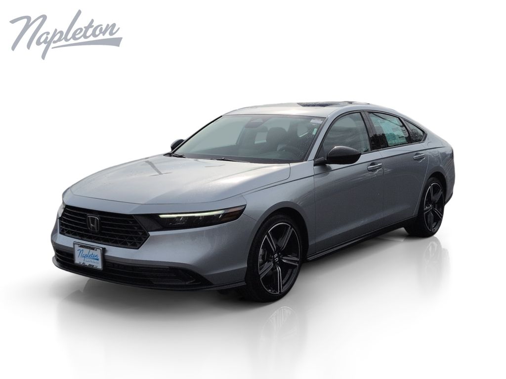 Solar Silver Metallic 2026 Honda Accord Sedan Front-Wheel Drive Continuously Variable Transmission