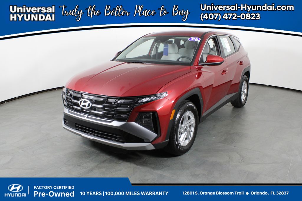 Ultimate Red 2026 Hyundai Tucson SUV / Crossover Front-Wheel Drive 8-Speed Automatic
