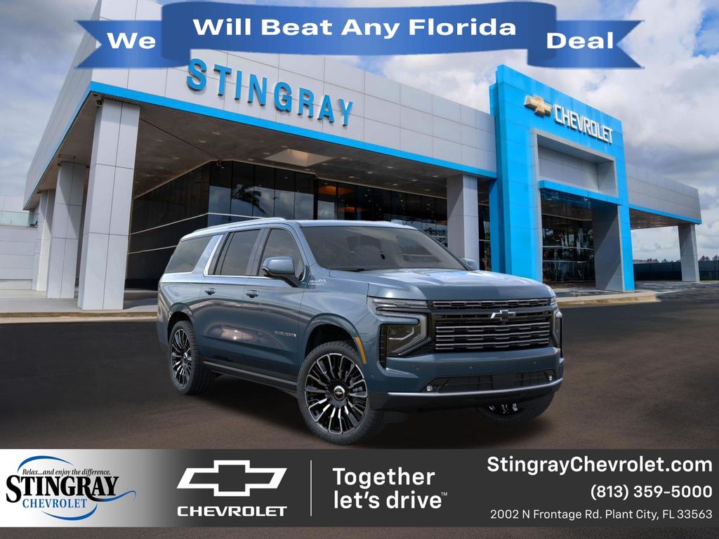 Lakeshore Blue Metallic 2026 Chevrolet Suburban SUV / Crossover Four-Wheel Drive