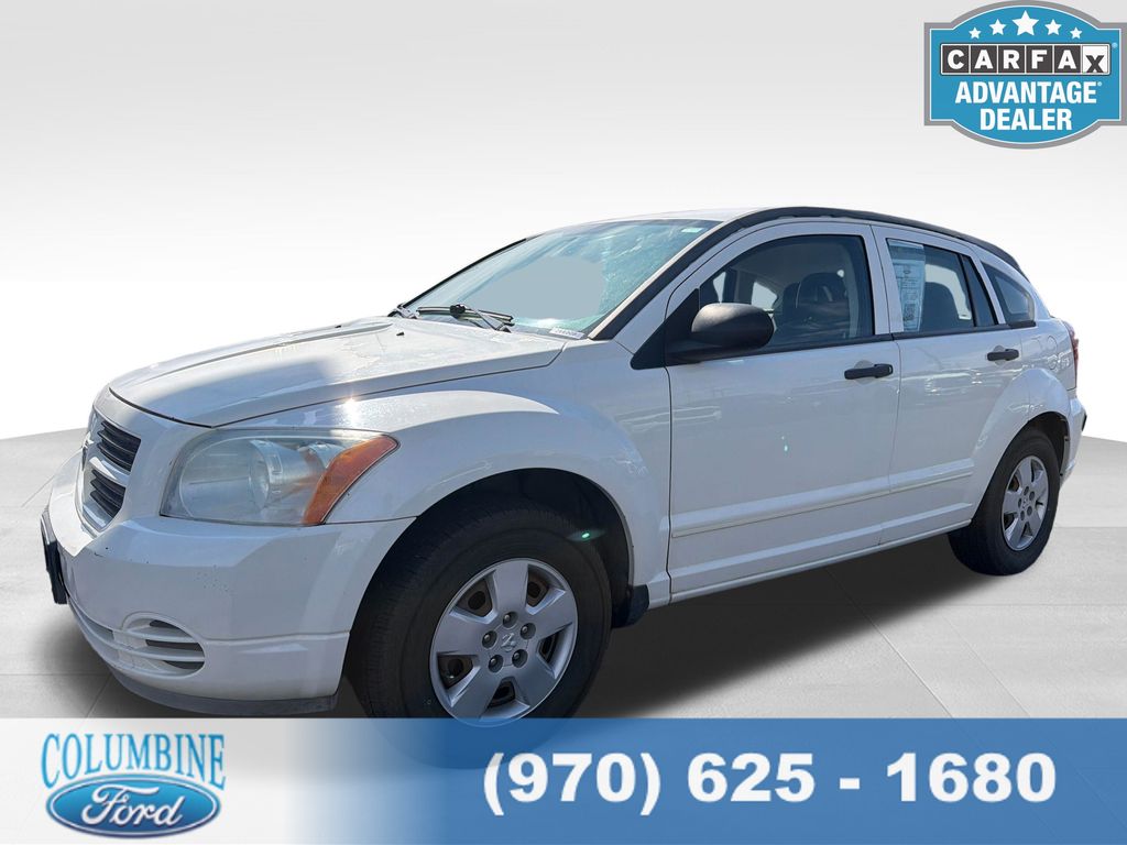Stone White 2007 Dodge Caliber Wagon Front-Wheel Drive Continuously Variable Transmission