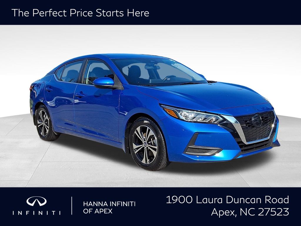 Electric Blue Metallic 2022 Nissan Sentra Sedan Front-Wheel Drive Continuously Variable Transmission