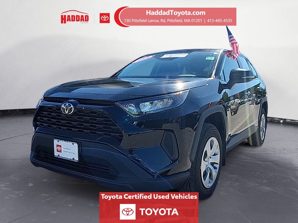 Midnight Black Metallic 2022 Toyota RAV4 LE AWD SUV / Crossover All-Wheel Drive 8-Speed Automatic