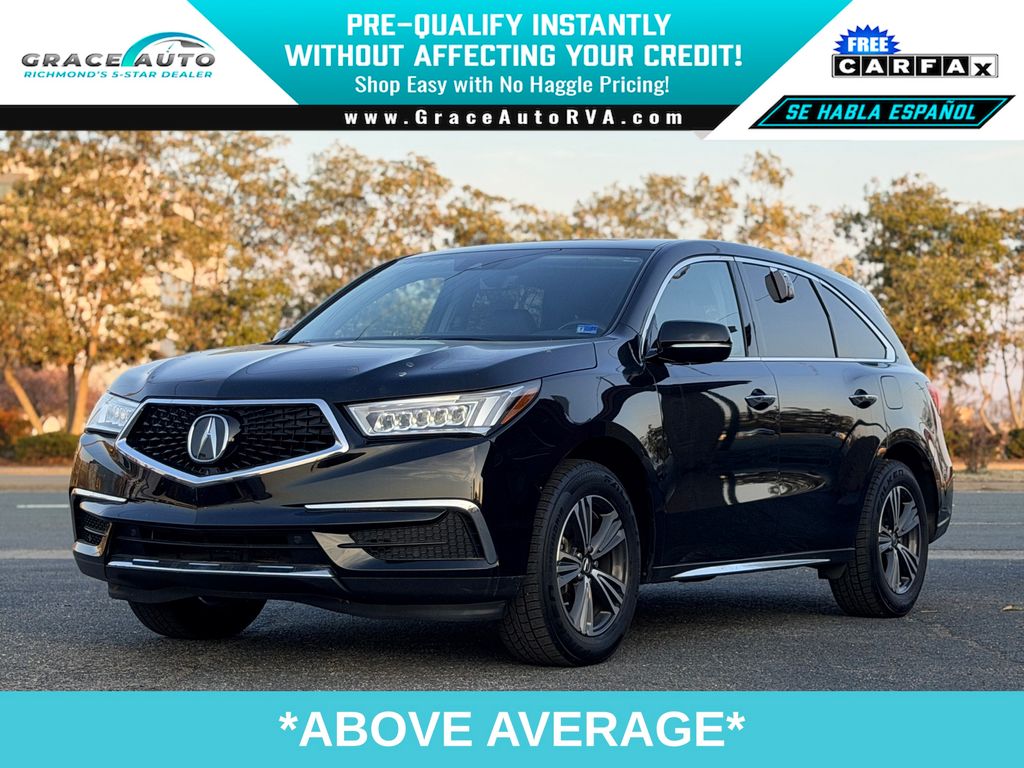 Black 2017 Acura MDX SH-AWD SUV / Crossover All-Wheel Drive 9-Speed Automatic