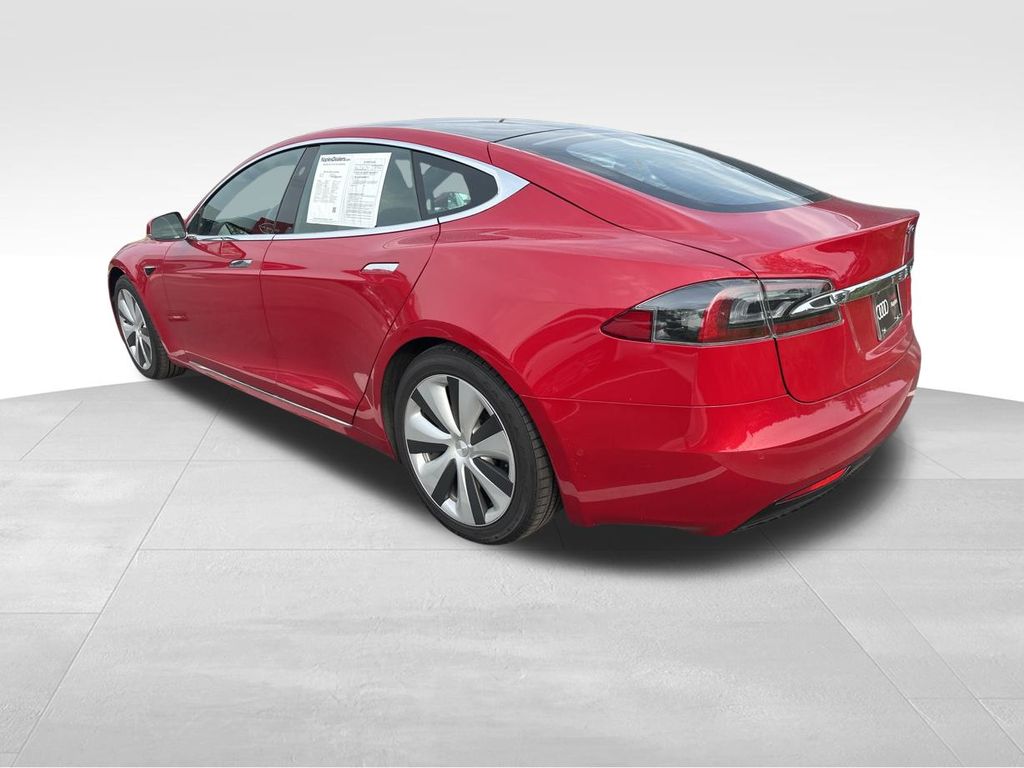 2020 Red Multi-Coat Tesla Model S Long Range AWD Hatchback